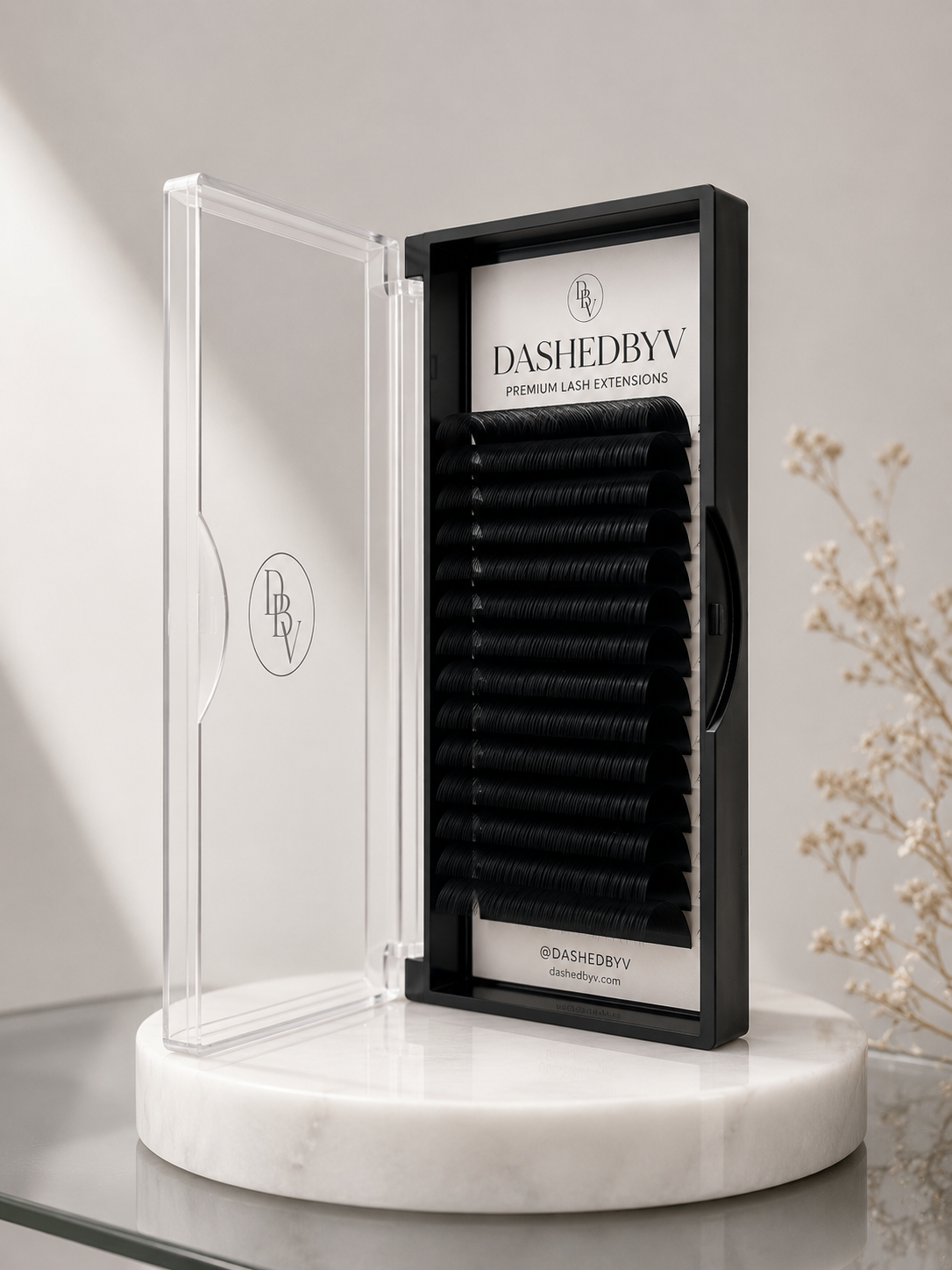 Single D CURL Lash Trays